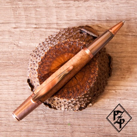 Sirocco stylo bille Bruyère cuivre vieilli